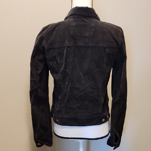 Gap Womans Corduroy Black Jacket - Picture 3 of 7